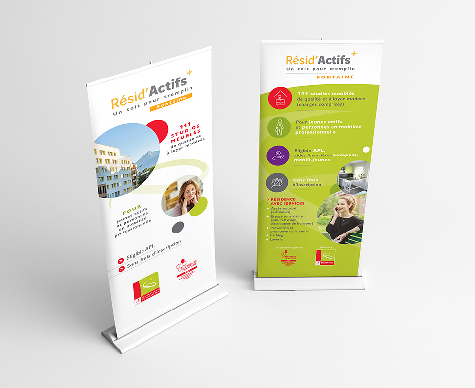 mutualité-francaise-roll-up-stand-graphisme-communication
